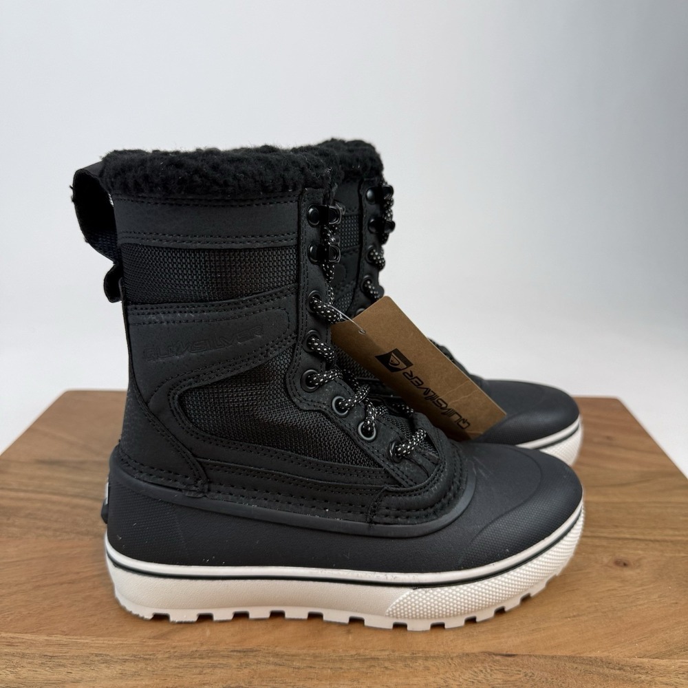 NWOB Big Kids Quicksilver Sub Zero Hi  Insulated Winter Snow Boots‎ Sz 1 Y